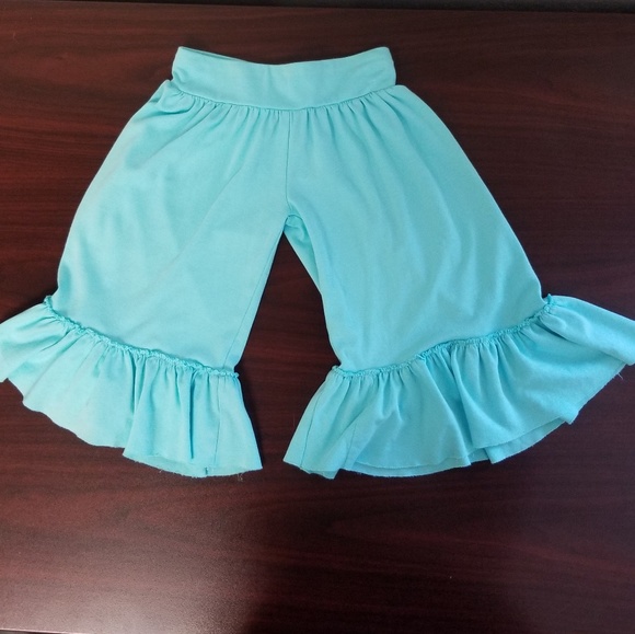 Other - Lemon Loves Lime Blue Ruffles Pants 2T